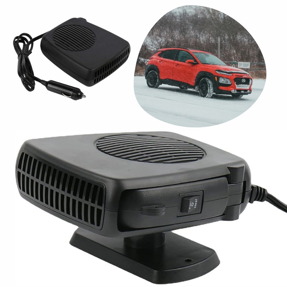TurboHeat | 12V autoverwarmer - 150W/300W keramische ventilatorkachel, draagbare auto ontdooier & verwarming