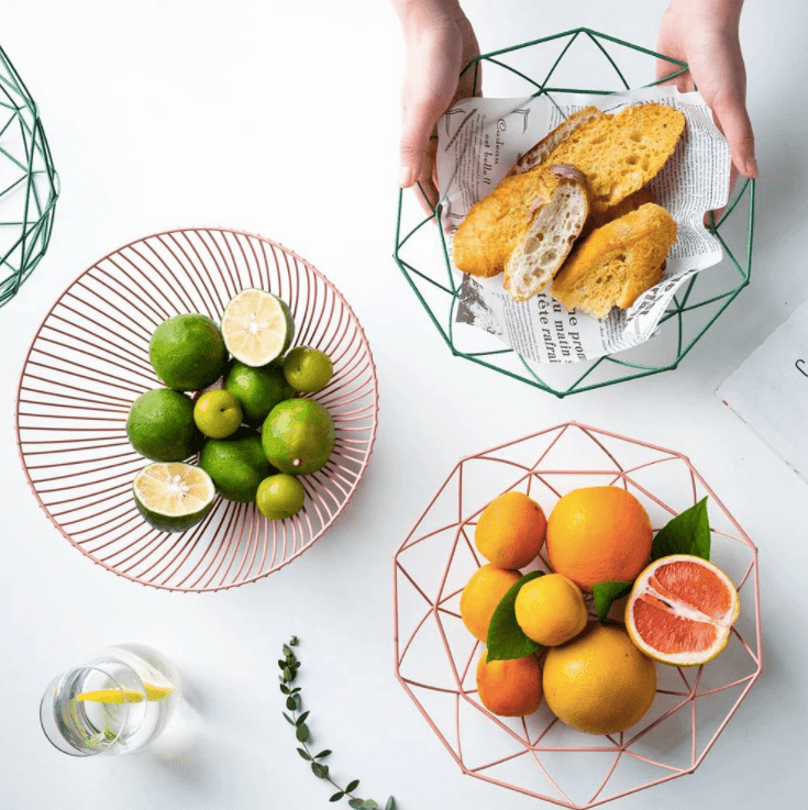 BasketForge | Metalen draadmand voor fruit en groenten – Keukenopbergbak