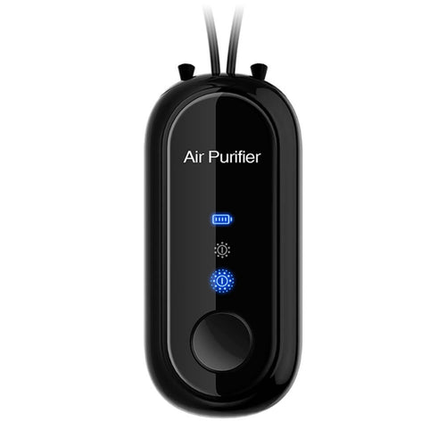 AuraClean | Draagbare mini-luchtreiniger – USB-oplaadbare persoonlijke ketting voor schone lucht