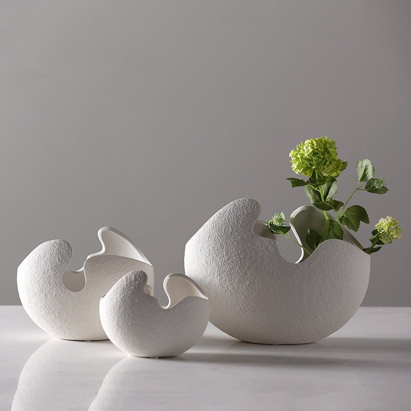 FormaVase | Moderne keramische vaas - Creatieve woondecoratie voor bloemen & interieur