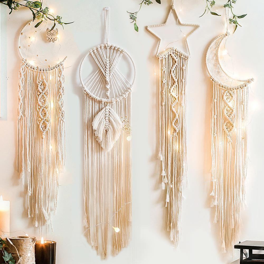 StellarCatch | Boho Macrame Dromenvanger Wanddecoratie