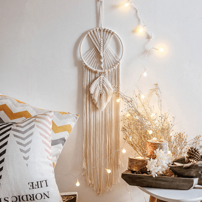 StellarCatch | Boho Macrame Dromenvanger Wanddecoratie