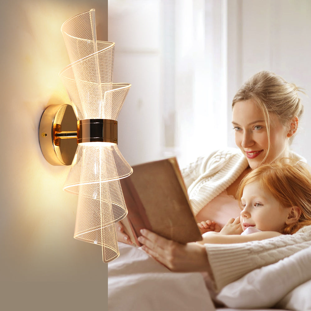 LuxeGlow | Moderne en luxe creatieve acryl LED wandlamp