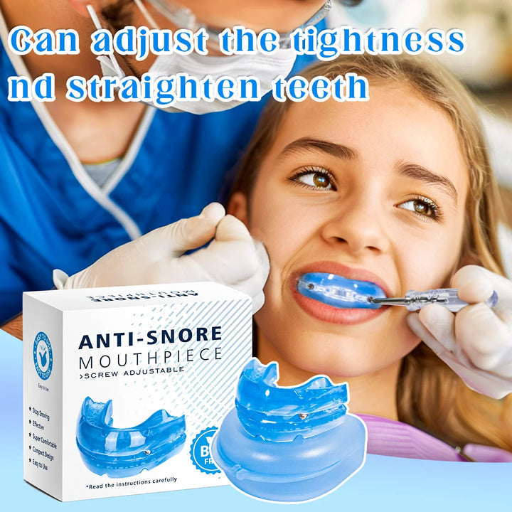 QuietBite | Aanpasbare anti-snurk mondbeschermer – Comfortabele, BPA-vrije slaapoplossing