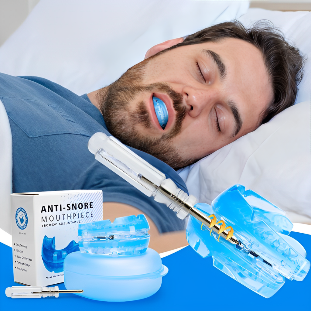QuietBite | Aanpasbare anti-snurk mondbeschermer – Comfortabele, BPA-vrije slaapoplossing