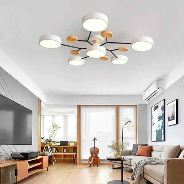 HorizonLit | Scandinavische vertakte LED plafondlamp - Modern Scandinavisch ontwerp