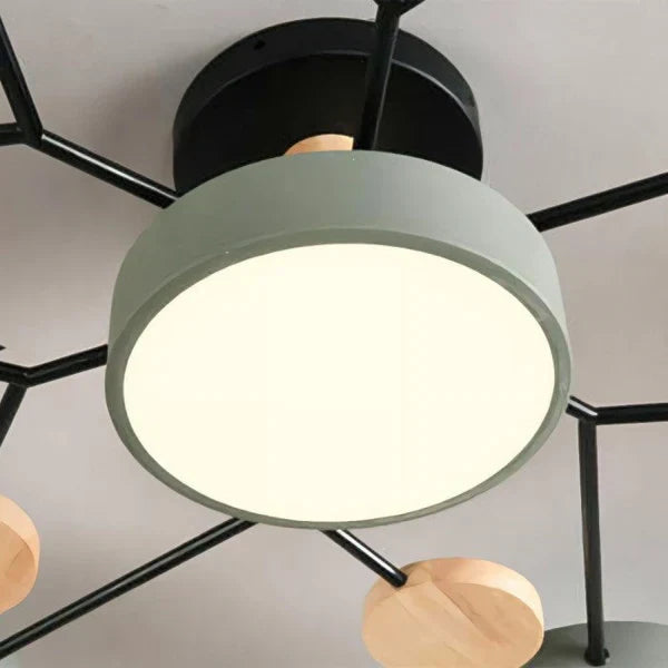 HorizonLit | Scandinavische vertakte LED plafondlamp - Modern Scandinavisch ontwerp
