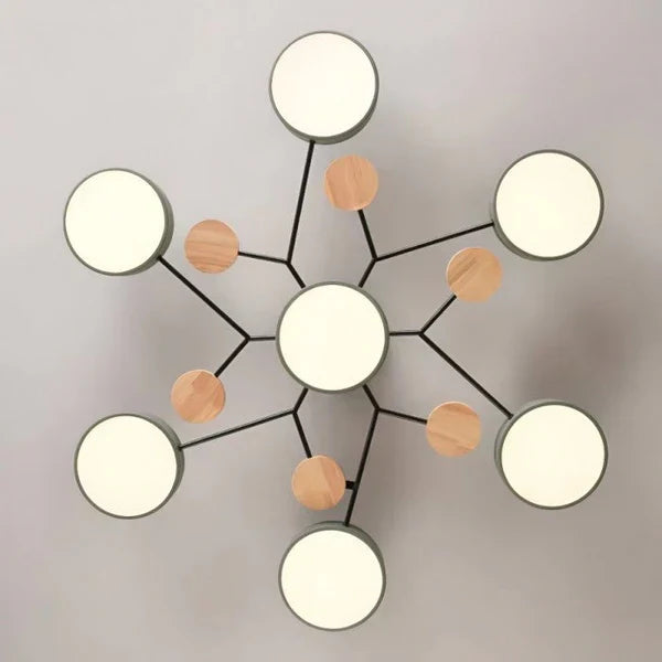 HorizonLit | Scandinavische vertakte LED plafondlamp - Modern Scandinavisch ontwerp
