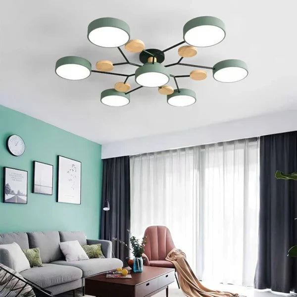HorizonLit | Scandinavische vertakte LED plafondlamp - Modern Scandinavisch ontwerp
