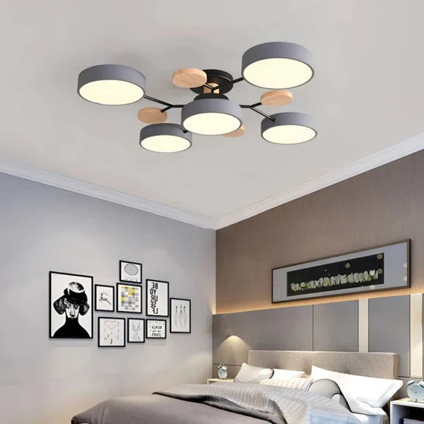 HorizonLit | Scandinavische vertakte LED plafondlamp - Modern Scandinavisch ontwerp