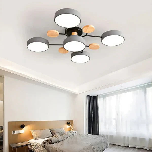 HorizonLit | Scandinavische vertakte LED plafondlamp - Modern Scandinavisch ontwerp