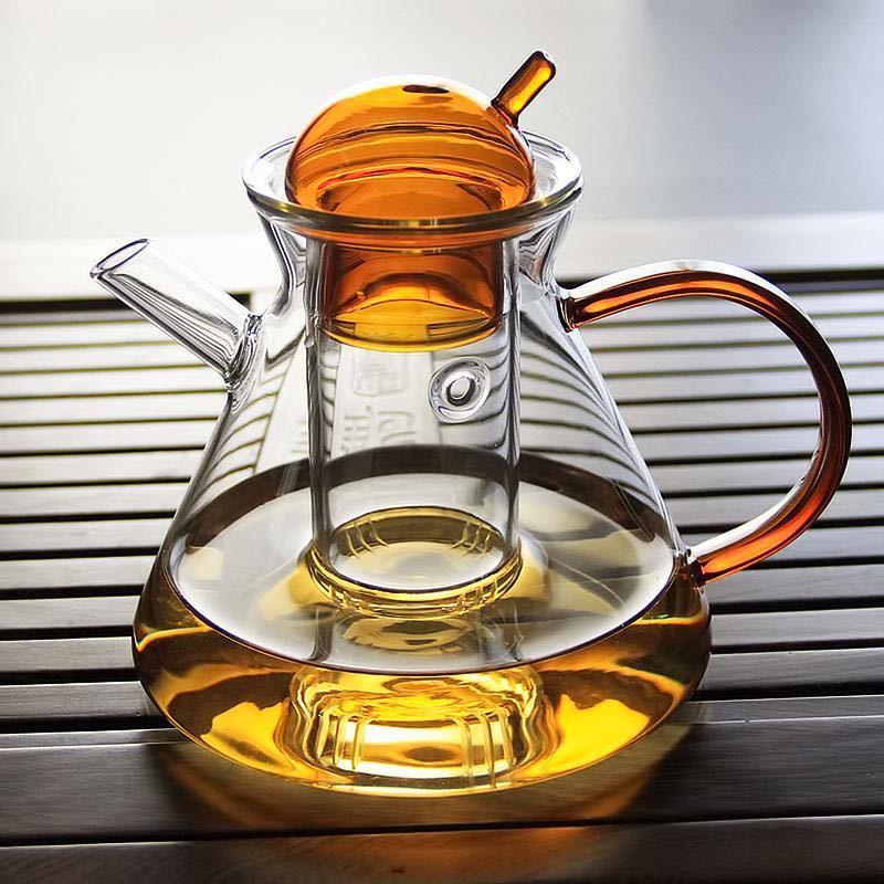 NordicBrew |  Glazen theepot en theekopjes - Elegante theemaker voor losse thee en warme dranken