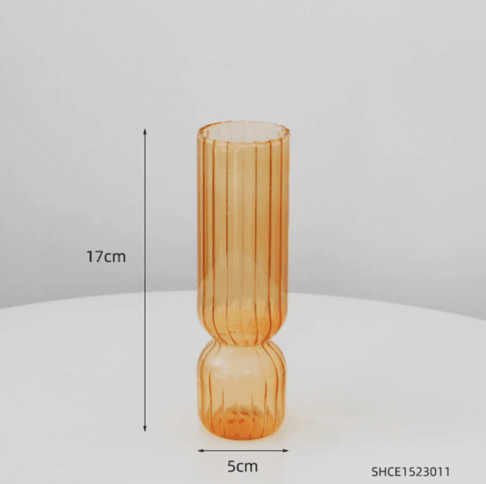 GlacialGaze | Eigentijdse Scandinavische glazen vaas