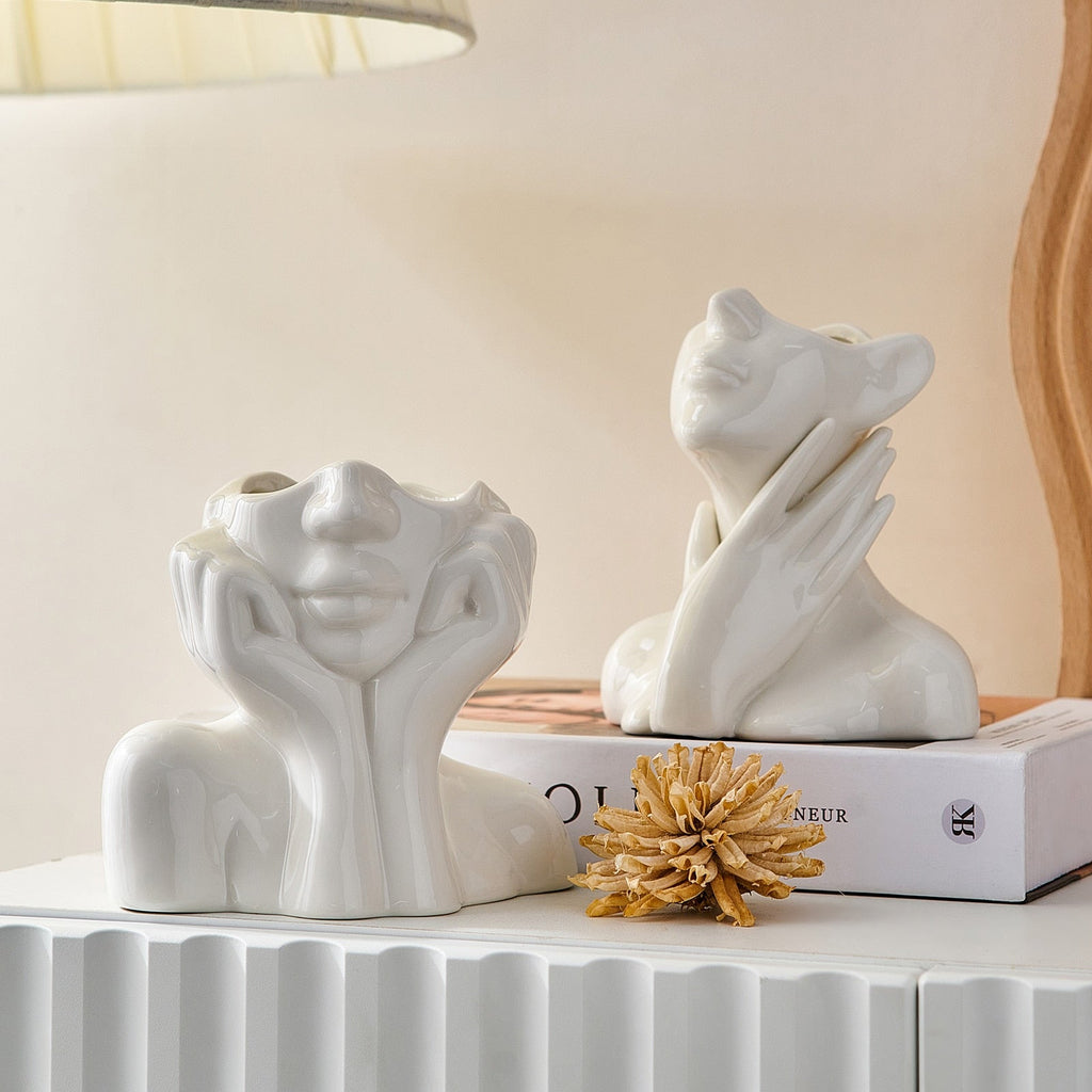 BloomingMind | Decoratieve kop keramische decoratieve vaas