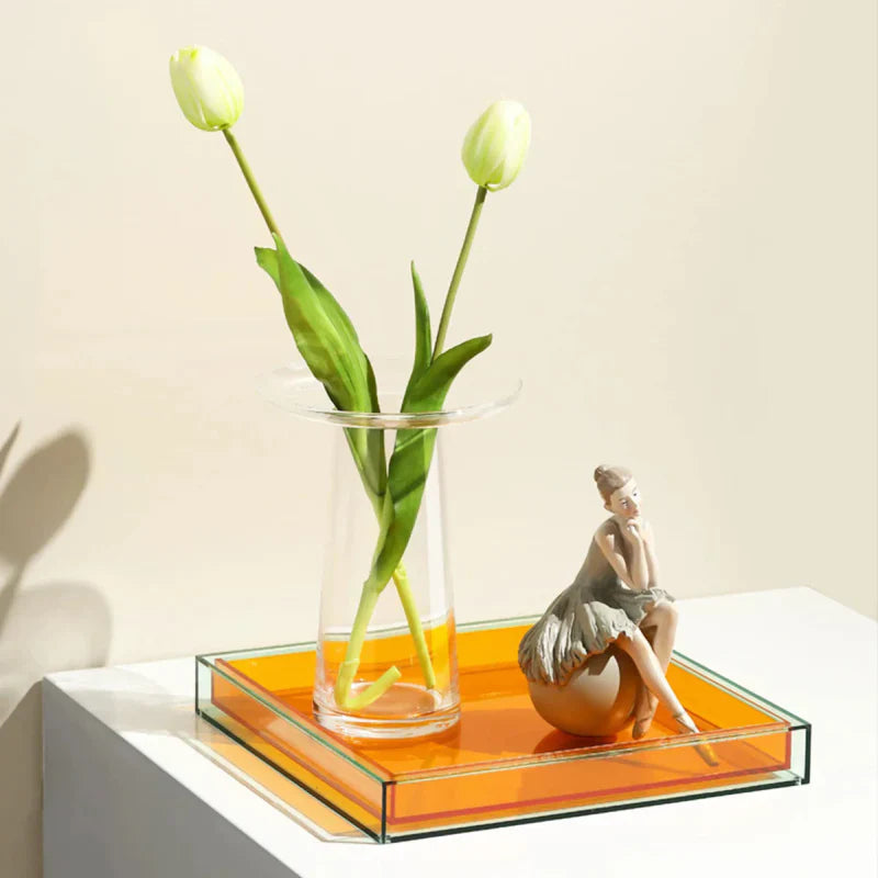 NeonTray | Acryl accessoirebakje – Levendige neon decoratieve organizer voor sieraden, sleutels en moderne Woondecoratie