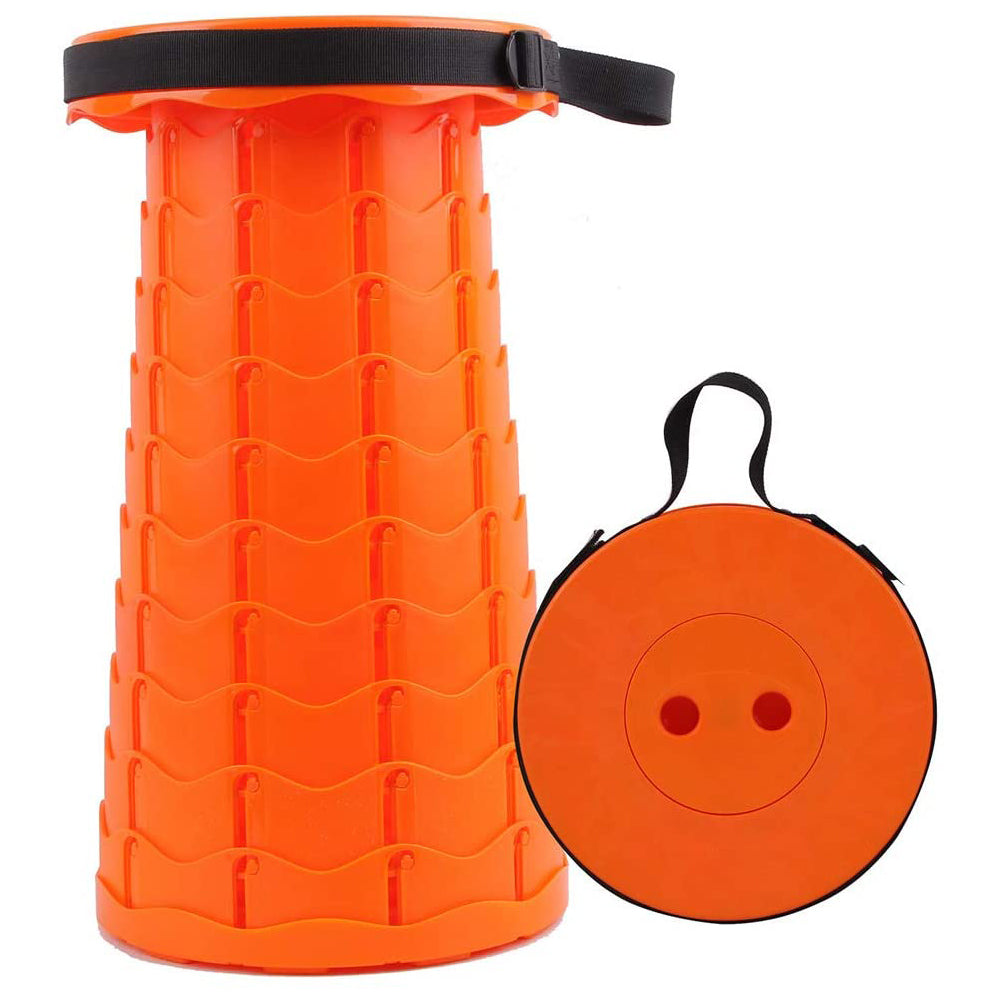 PackSit | Opvouwbare kruk – Draagbare zitplaats voor kamperen, vissen en wandelen, met verstelbare hoogte