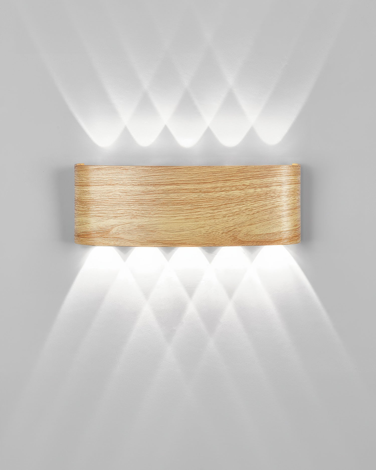 WoodVista | Moderne elegantie houten wandlamp