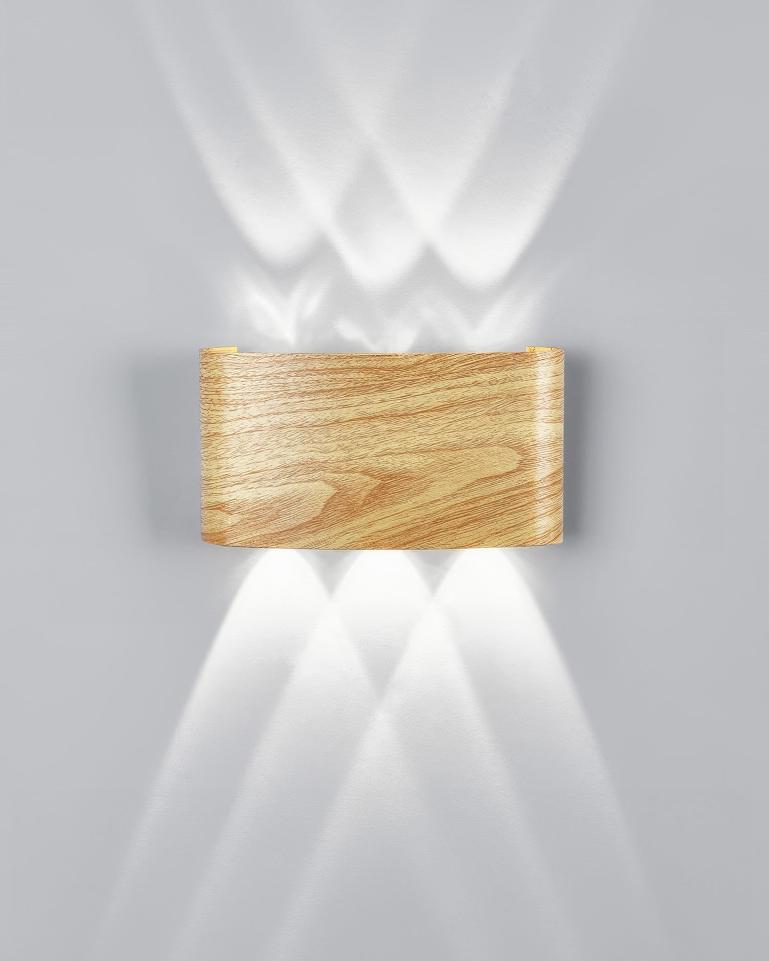 WoodVista | Moderne elegantie houten wandlamp