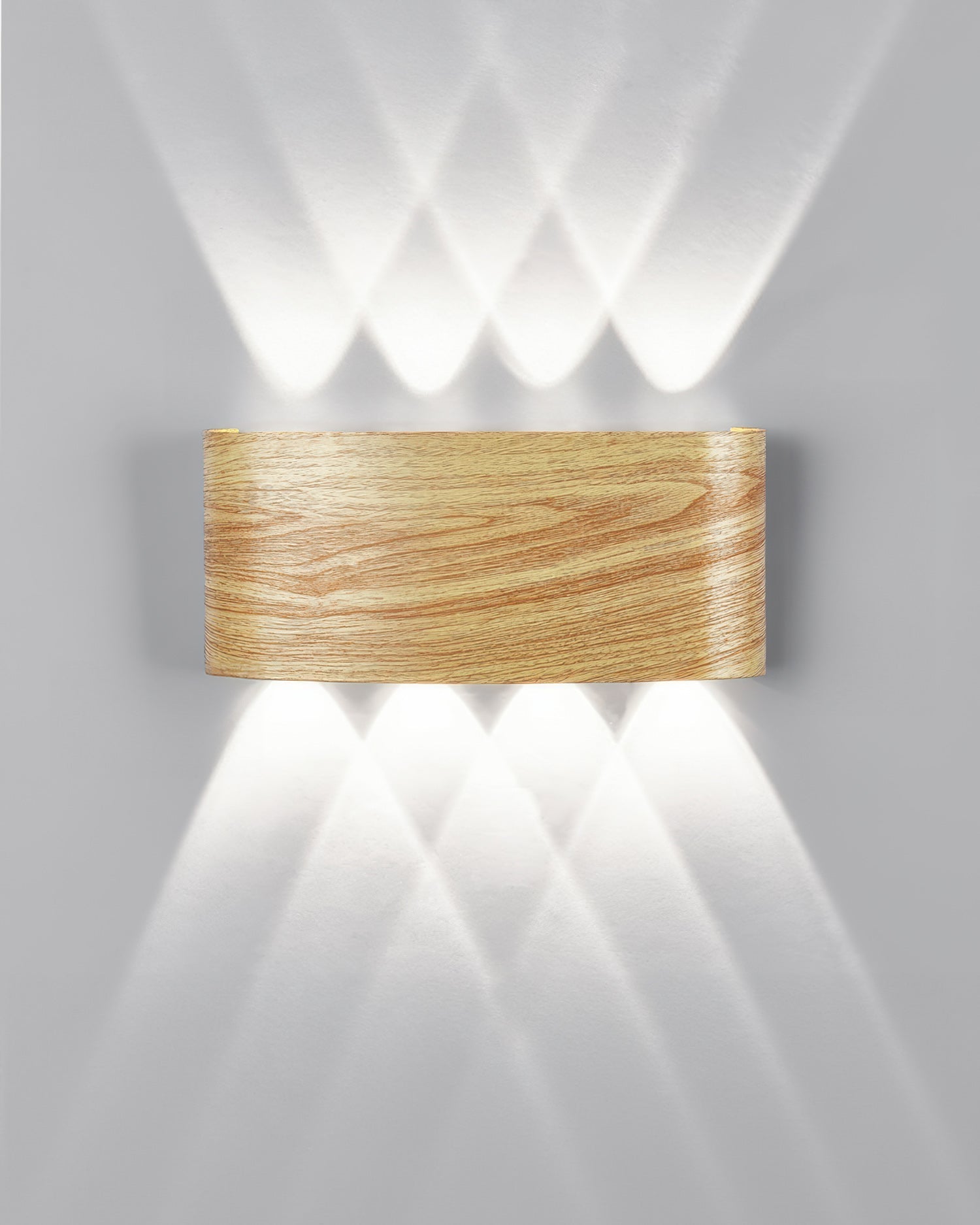 WoodVista | Moderne elegantie houten wandlamp