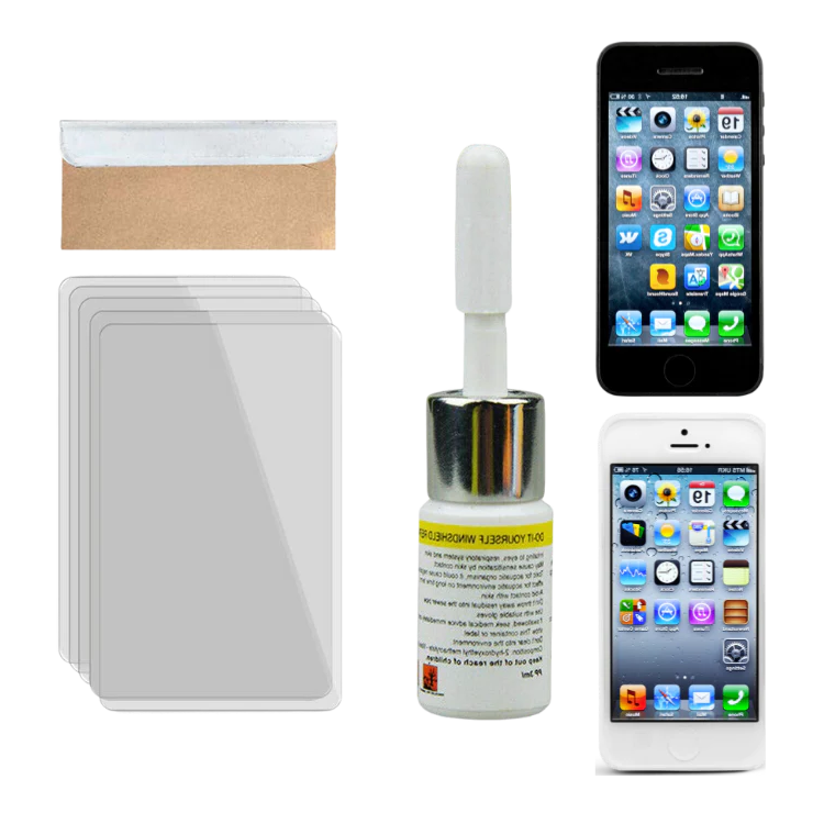 ShatterSeal | Reparatieset voor telefoonscherm barsten - DIY Mobiel Glas Reparatie, Kras & Barst Verwijderaar