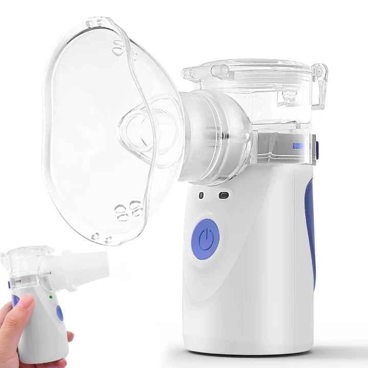NebuGo | Draagbare vernevelaar - Ultrasone stille inhalator voor volwassenen en kinderen, handheld