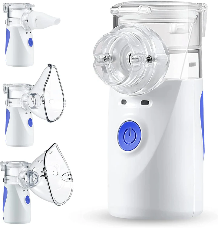 NebuGo | Draagbare vernevelaar - Ultrasone stille inhalator voor volwassenen en kinderen, handheld
