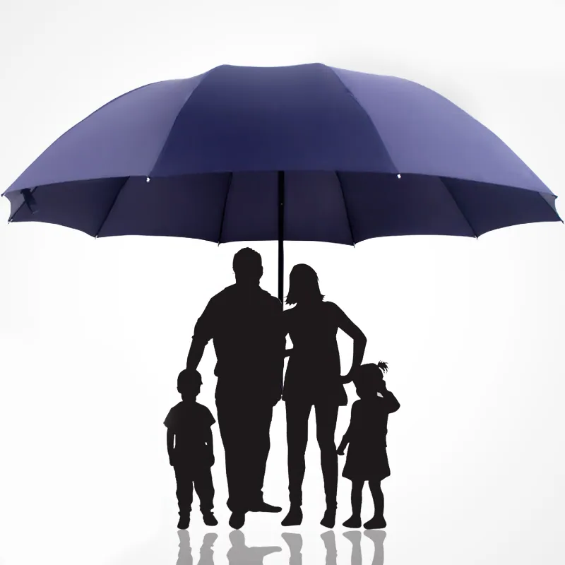 MegaShade | Extra grote opvouwbare paraplu – windbestendig, bescherming tegen zon en regen