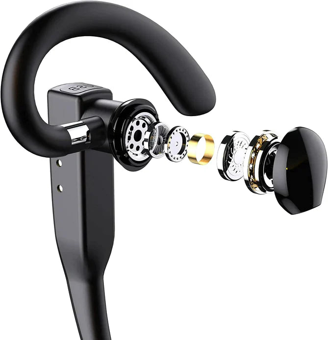 Soundix | Draadloze Bluetooth 5.1 Headset met dubbele microfoon - Ruisonderdrukking
