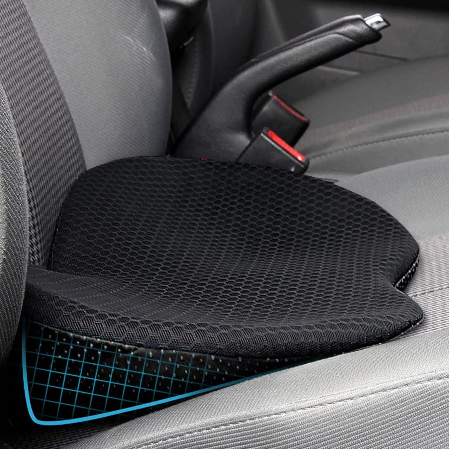 AutoRelief | Orthopedisch autostoelkussen voor volwassenen, lendensteun, traagschuim, reizen & comfort