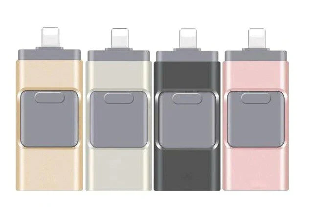 SmartPort | 4-in-1 USB-stick met OTG, opslag voor telefoon en pc, uitbreidbaar geheugen voor Android en iPhone