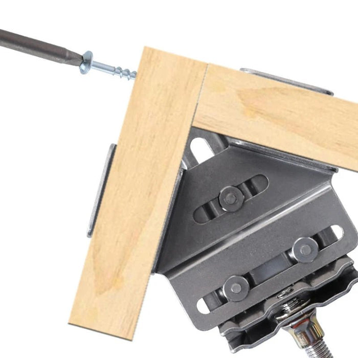 ClampRight | Haakse hoekklem-set - Heavy-Duty houtbewerking, doe-het-zelf, nauwkeurige 90° hoekklemmen