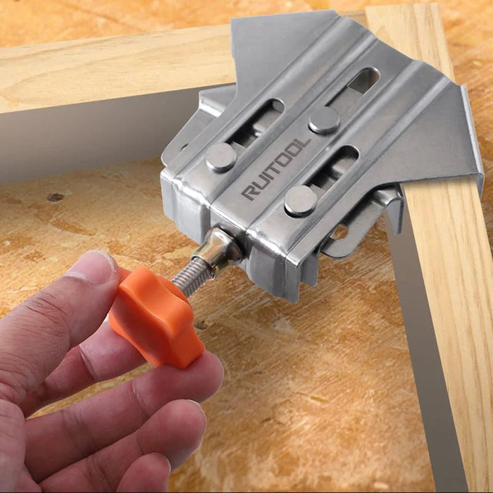 ClampRight | Haakse hoekklem-set - Heavy-Duty houtbewerking, doe-het-zelf, nauwkeurige 90° hoekklemmen