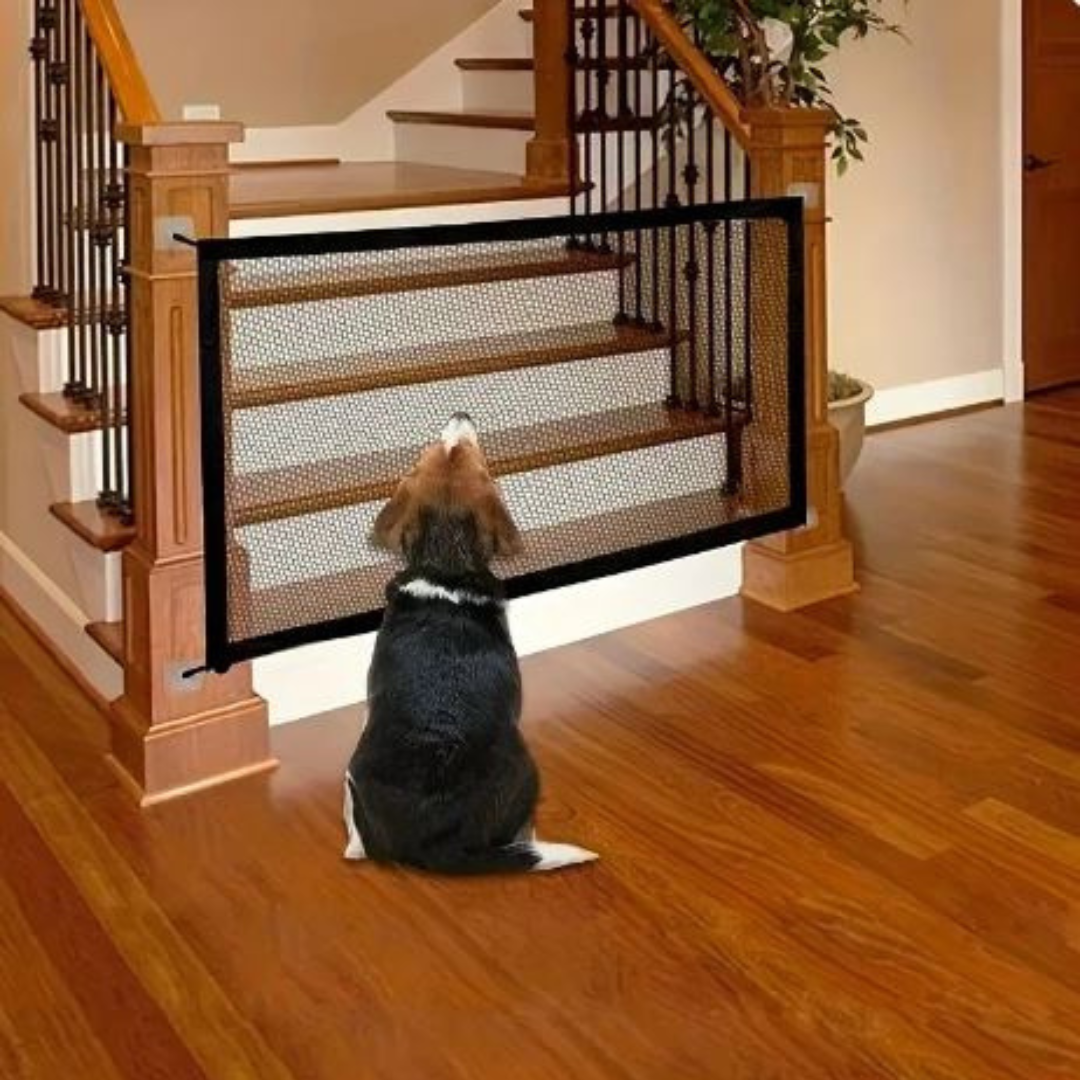 FlexiGate | Draagbaar veiligheidshek voor huisdieren – Verstelbaar, lichtgewicht, veilig hek voor kleine honden en katten