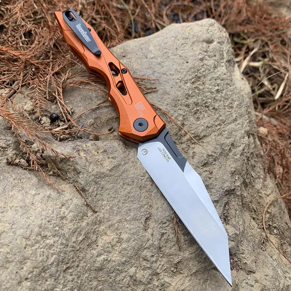 FlexiTool | Launch-13 Swift Fold Auto Utility Tool – CPM 154 Wharncliffe-lemmet, aluminium handgreep