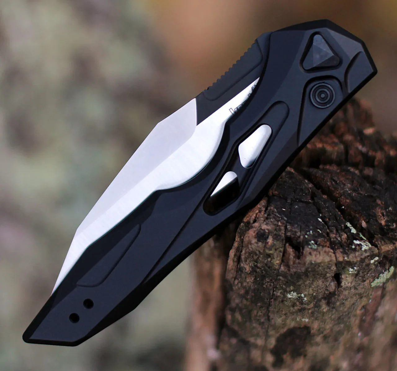 FlexiTool | Launch-13 Swift Fold Auto Utility Tool – CPM 154 Wharncliffe-lemmet, aluminium handgreep