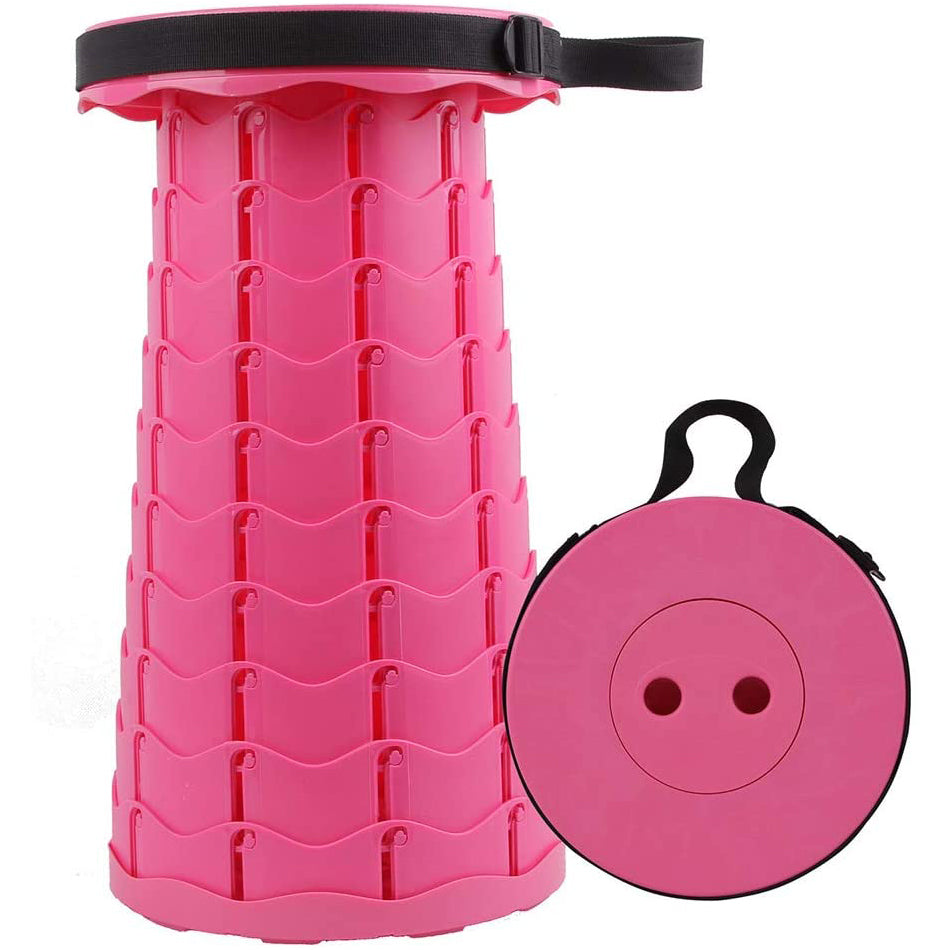 PackSit | Opvouwbare kruk – Draagbare zitplaats voor kamperen, vissen en wandelen, met verstelbare hoogte