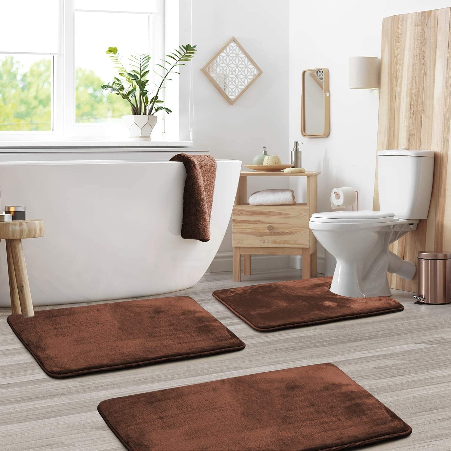 SoftSplash | Pluche badmatten van traagschuim – antislip, sneldrogende en comfortabele badmatten