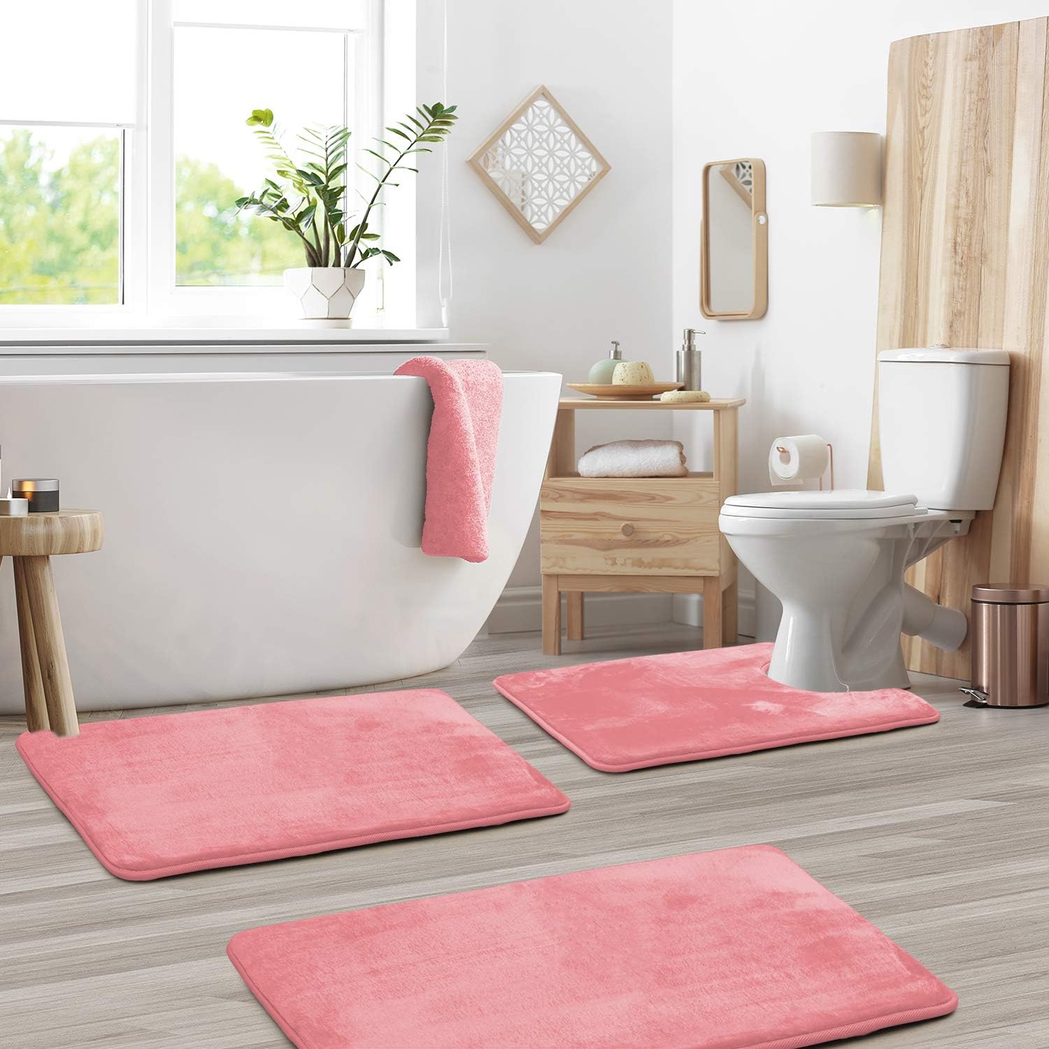 SoftSplash | Pluche badmatten van traagschuim – antislip, sneldrogende en comfortabele badmatten