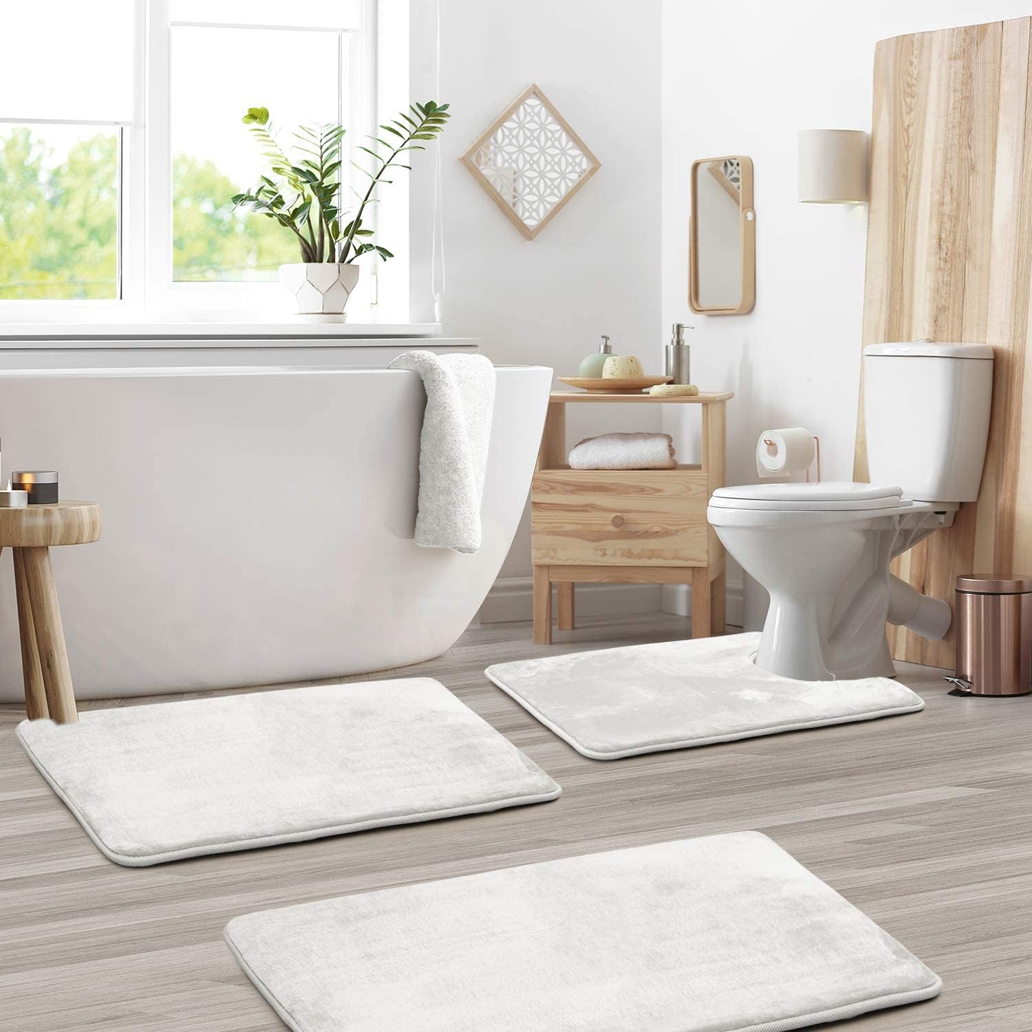 SoftSplash | Pluche badmatten van traagschuim – antislip, sneldrogende en comfortabele badmatten