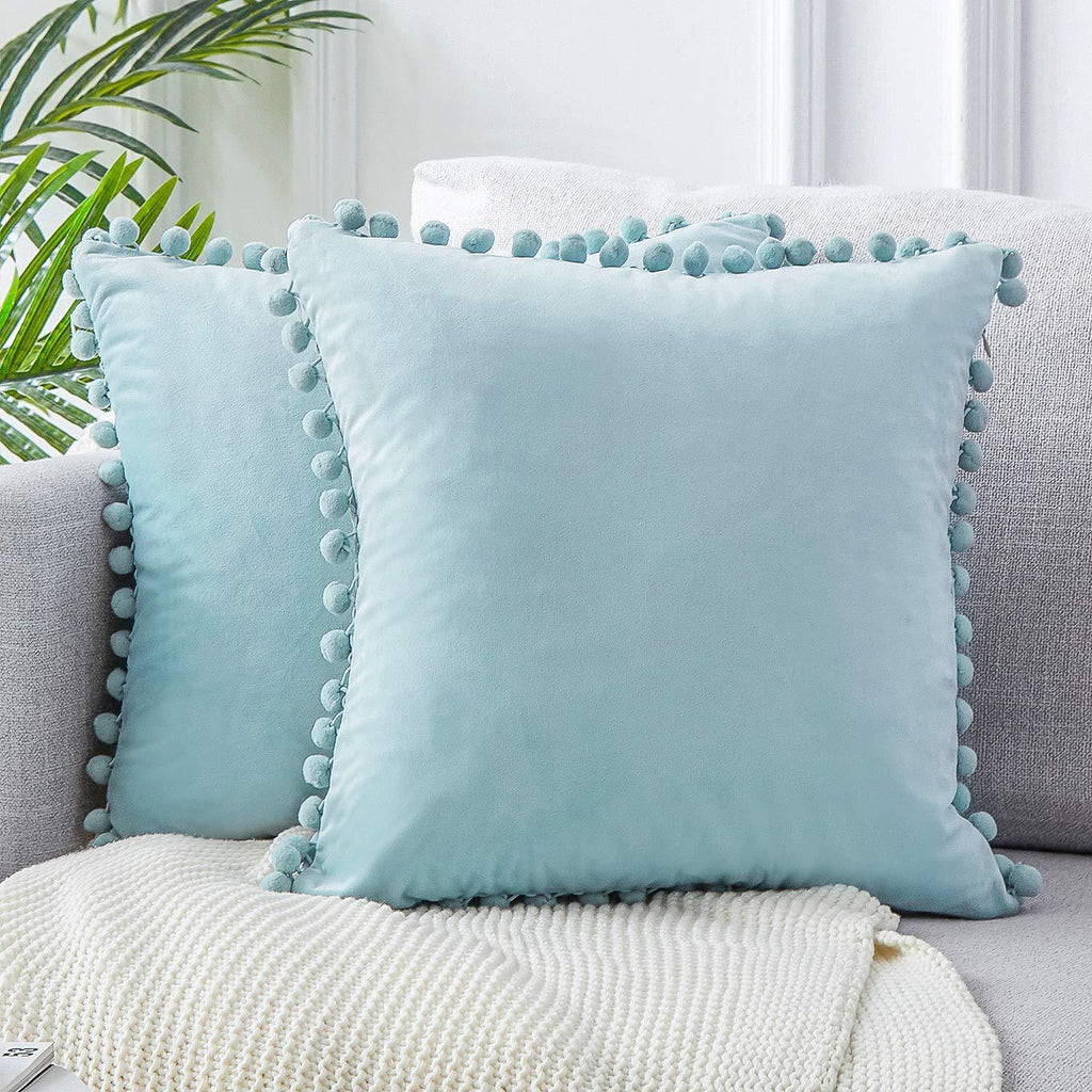PuffyWrap | Pom Pom Kussenhoezen - Decoratieve Kussenhoezen