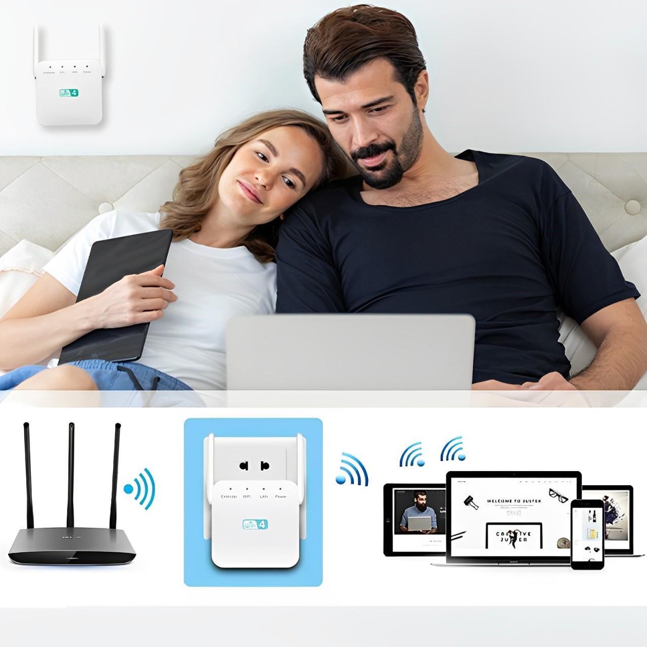 PowerFi | WiFi-repeater met groot bereik – Snelle dual-band, eenvoudige installatie