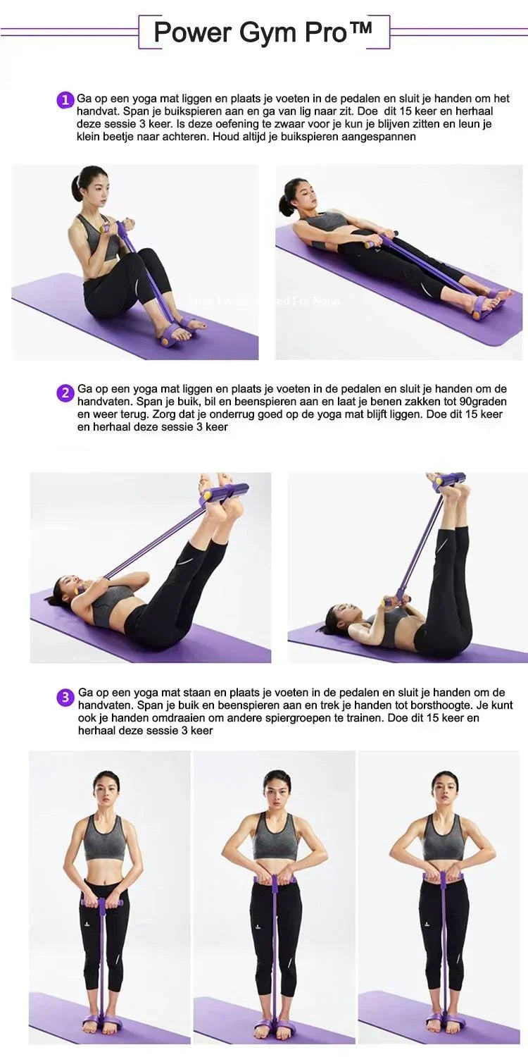 PowerLoop | Weerstandsbanden – Trainingsband voor krachttraining, yoga, pilates, thuisgymnastiek
