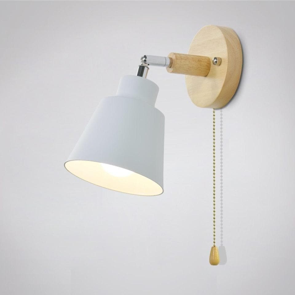 SwitchGlow | Draaibare wandlamp met trekschakelaar - instelbare, stijlvolle verlichting