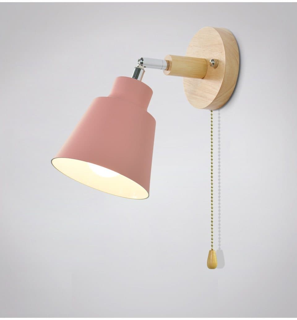 SwitchGlow | Draaibare wandlamp met trekschakelaar - instelbare, stijlvolle verlichting