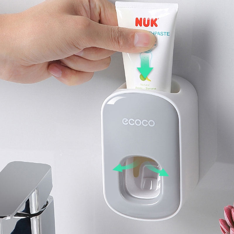 SmartSqueeze | Automatische Tandpastadispenser - Handenvrije Wandgemonteerde Badkamer Gadget met Knijper