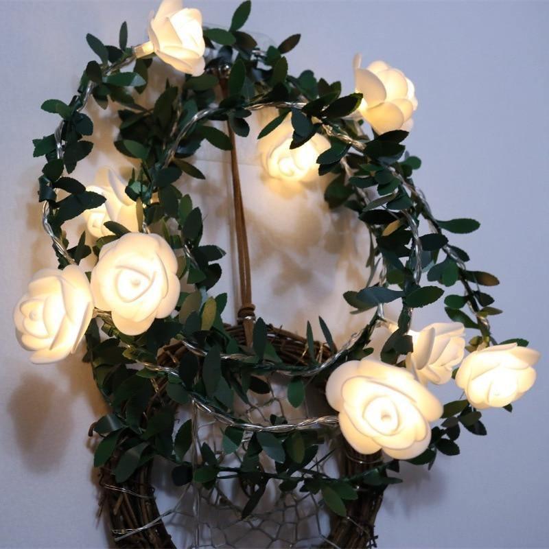 VineSpark | Leafy bloemrijke wijnstokken LED string verlichting