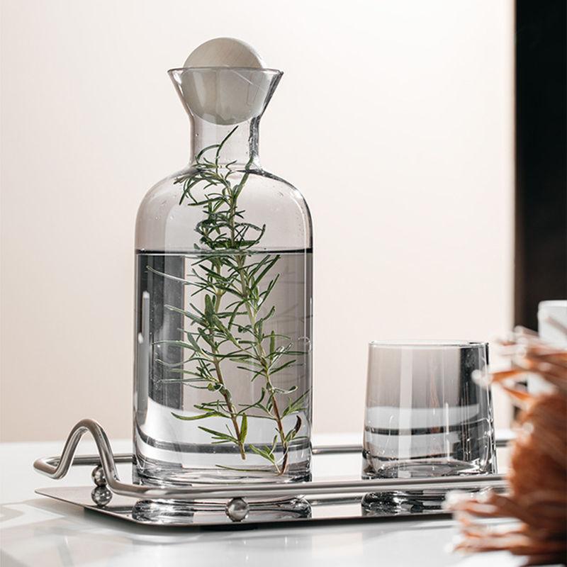Tinsel | Elegante Kristallen Drinkgerei Set - Chique Glazen Karaf & Tumbler Set - Fijn Kristallen Glaswerk voor Thuisdecoratie