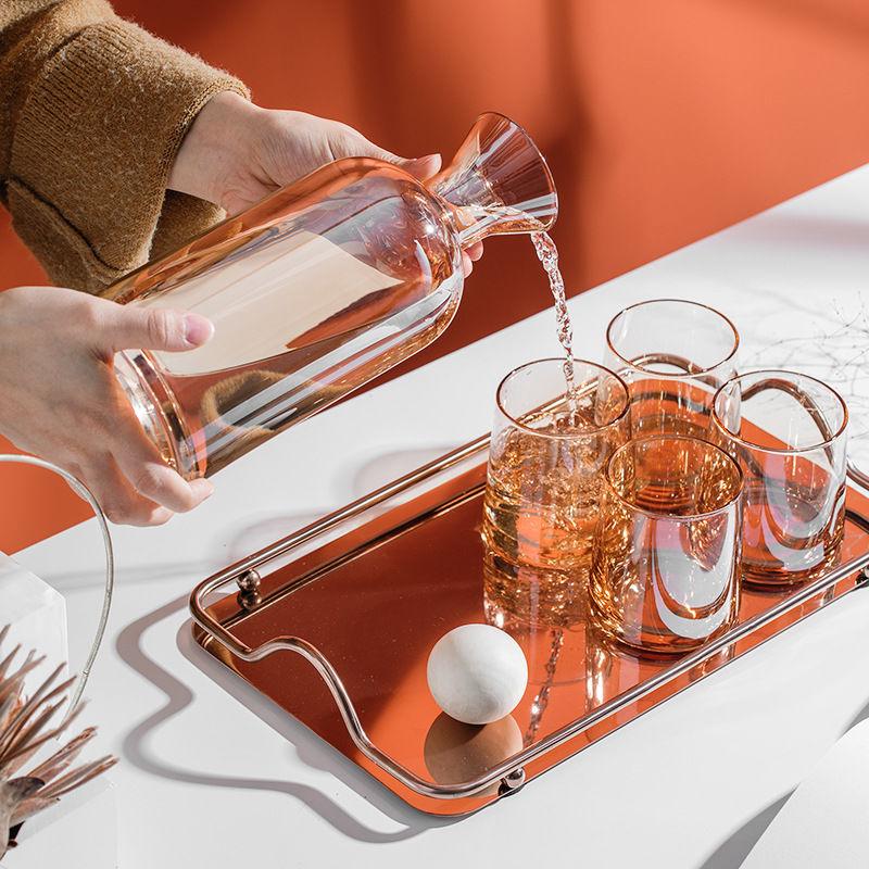 Tinsel | Elegante Kristallen Drinkgerei Set - Chique Glazen Karaf & Tumbler Set - Fijn Kristallen Glaswerk voor Thuisdecoratie