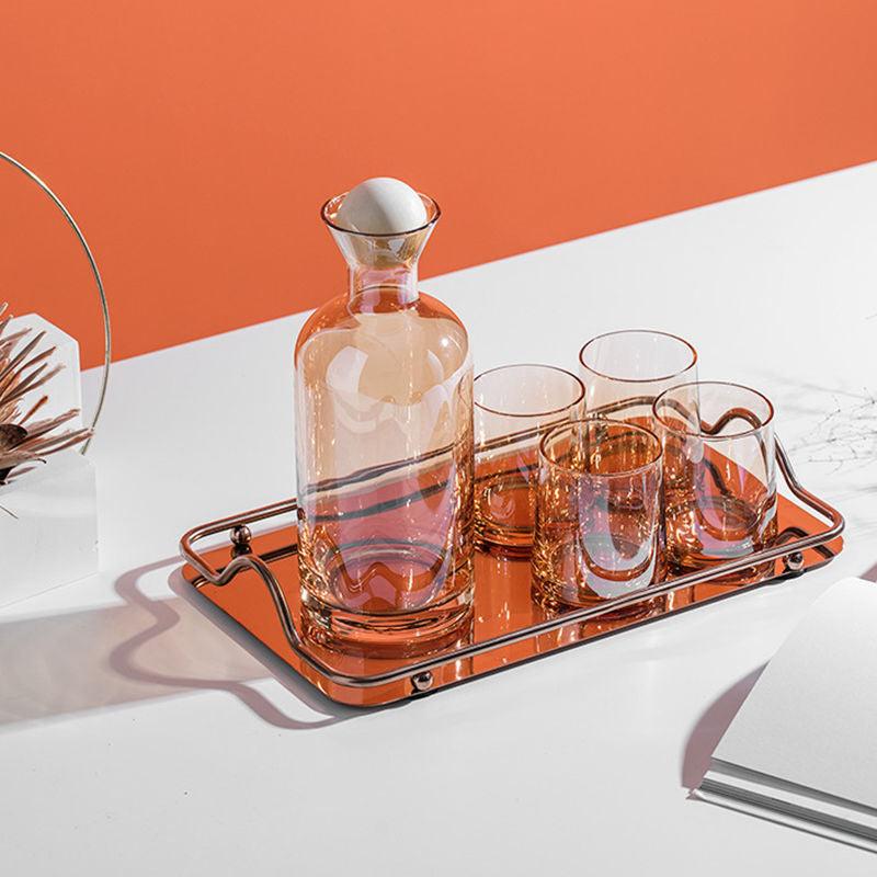Tinsel | Elegante Kristallen Drinkgerei Set - Chique Glazen Karaf & Tumbler Set - Fijn Kristallen Glaswerk voor Thuisdecoratie