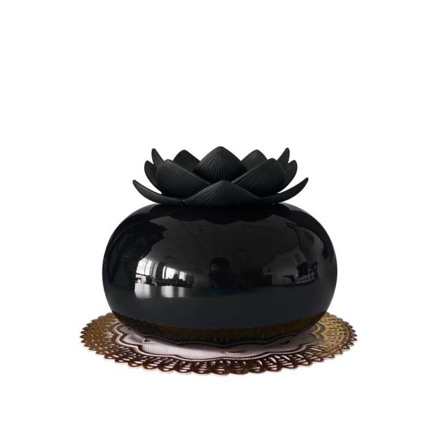 Lotiscent | Lotus Aroma Luchtbevochtiger in Keramiek - Aromatherapie Diffuser & Luchtbevochtiger in Lotus-vorm